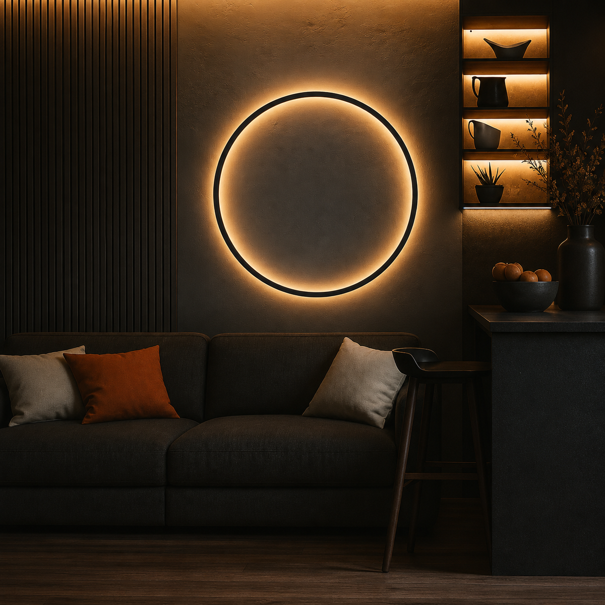 AUREA | LÁMPARA DE ANILLO DE PARED